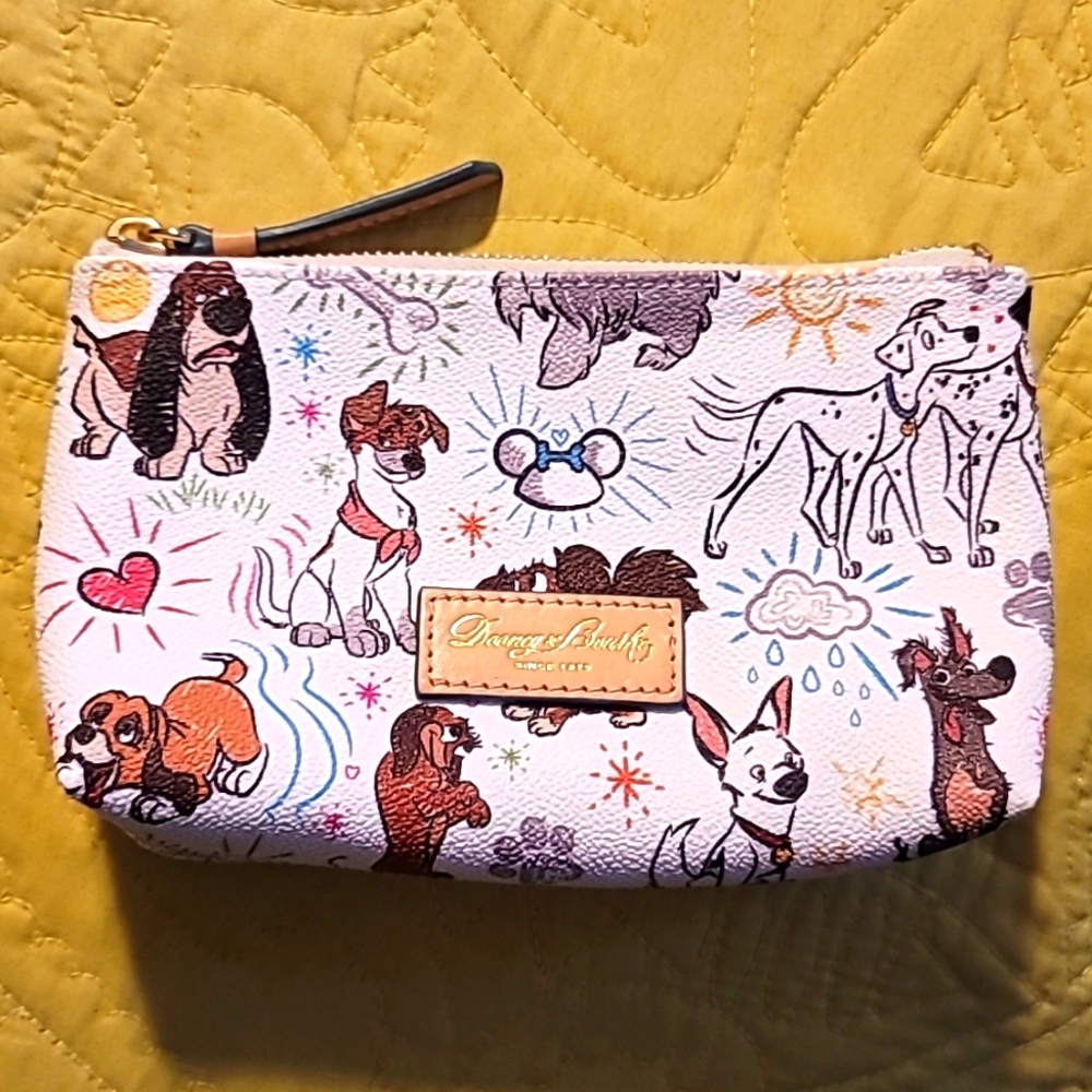 New Dooney and Bourke Disney Dogs Makeup Bag
